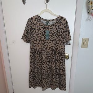 Cheetah print dress